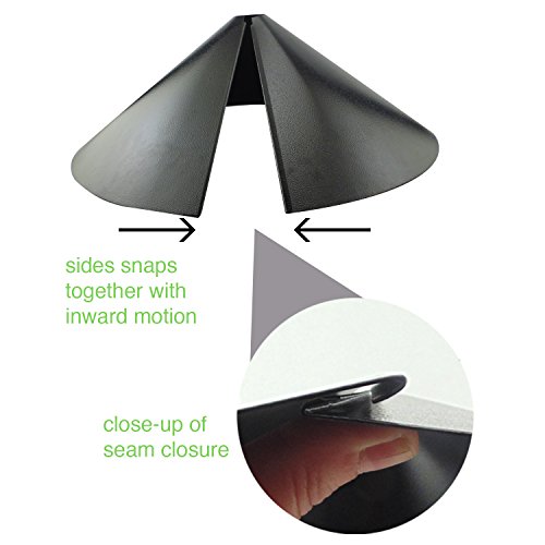 Black 18-Inch Squirrel Baffle L6888