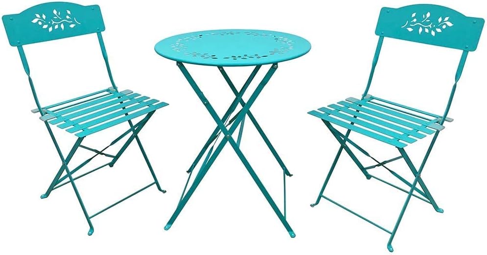 3 Piece Folding Patio Bistro Set O766711