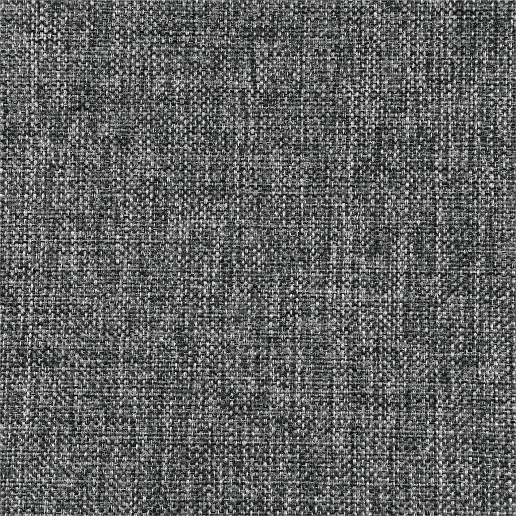 Charcoal Fabric Armchair with Natural Arms and Black Sled Base L19145