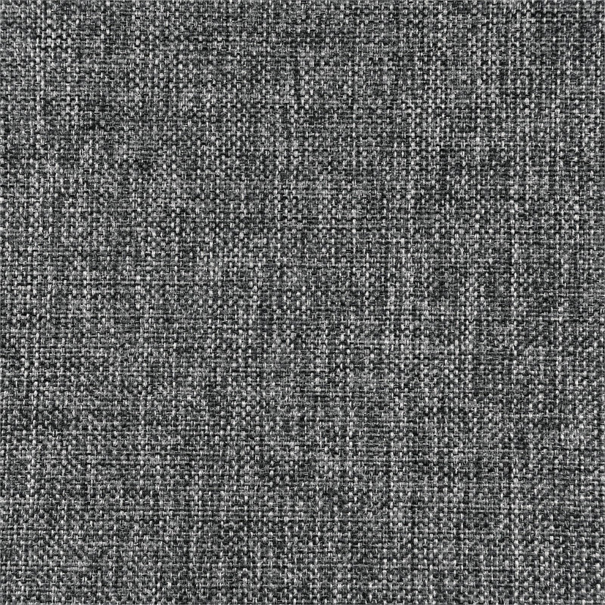 Charcoal Fabric Armchair with Natural Arms and Black Sled Base L19145