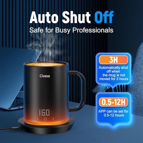 14 Oz Rechargeable Self Heating Coffee Mug J144942