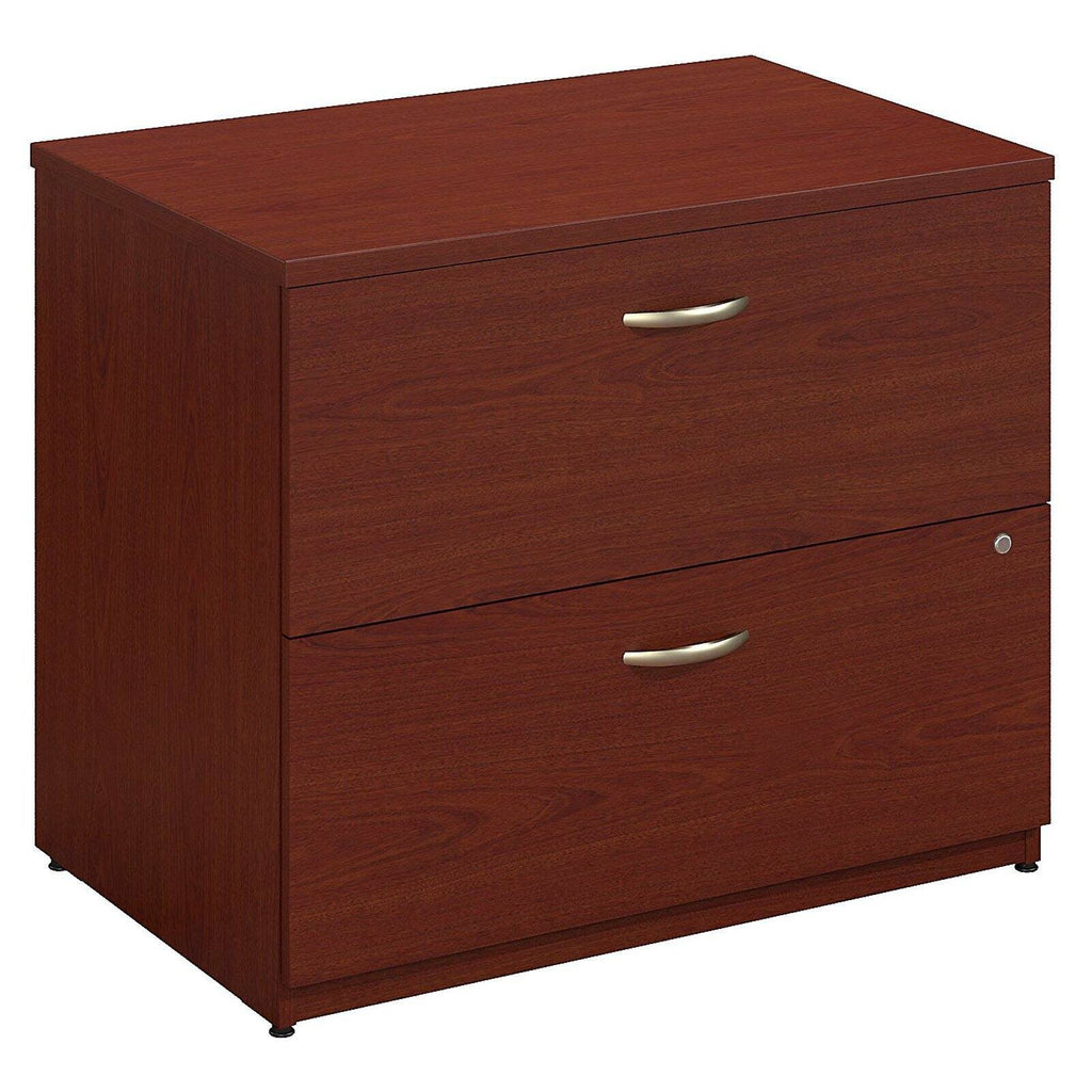 2 Drawer Mahogany Lateral File Cabinet X50273