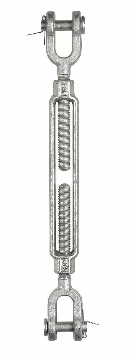 3/4 x 6 in Galvanized Jaw and Jaw Turnbuckle S430