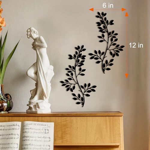 2 Pieces Metal Olive Branch Leaf Wall Decor S6578