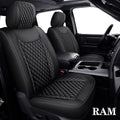 Black 5 PCS Full Set Waterproof Faux Leather Seat Covers G61063