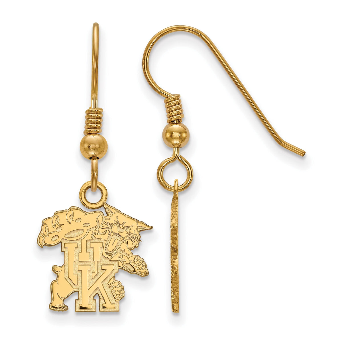 14K Gold Plated Silver Dangle Earrings P647539
