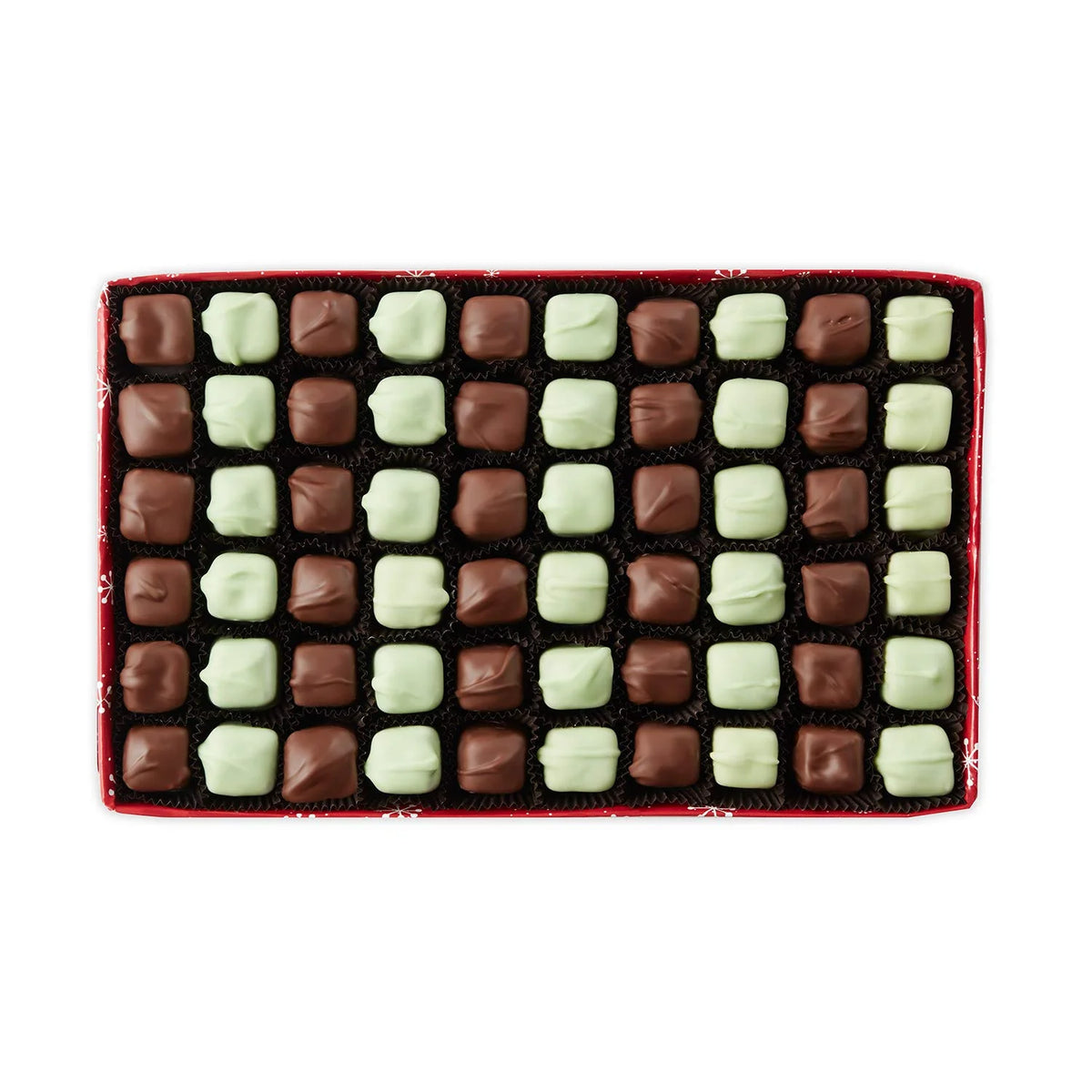 Milk Chocolate And Pastel Candy With A Mint Chocolate Center, 1 Lb N1674