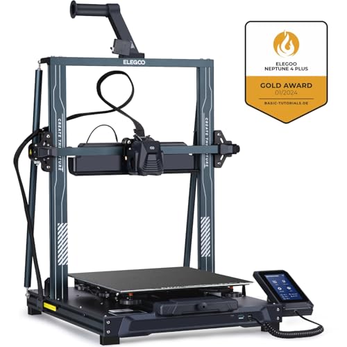 FDM 3D Printer with Auto Bed Leveling, Dual-Gear Direct Extruder, Dual Lead Screw Drive, Removable Capacitive Screen, 8.85x8.85x11in Large Printing Size S31582