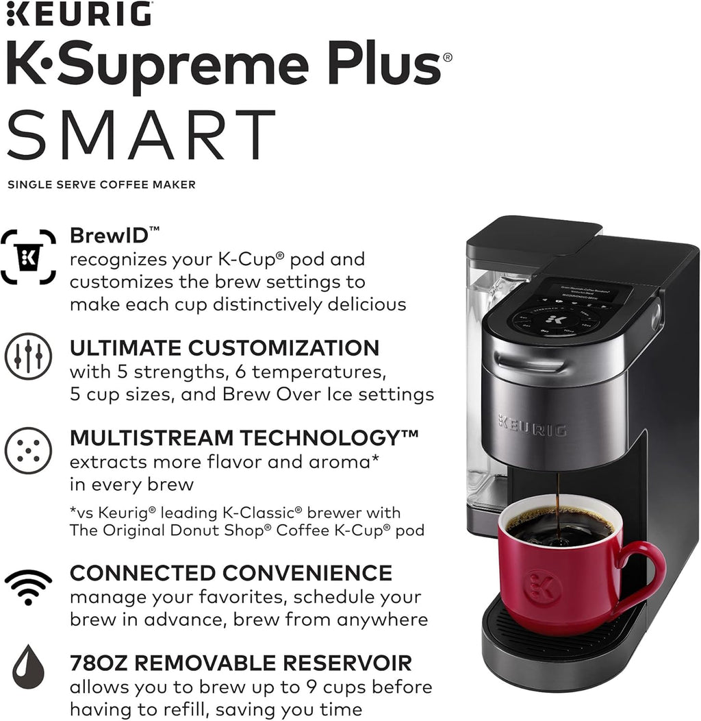 Single Serve K-Cup Pod Coffee Maker (Black) Q65221