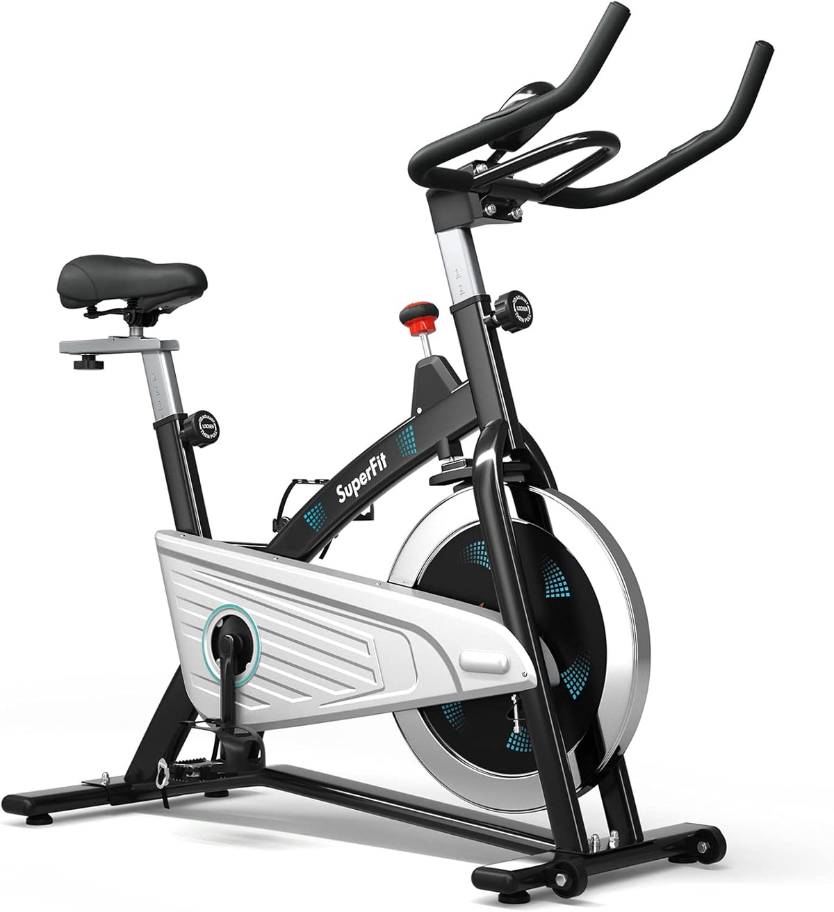 Magnetic Belt Drive Indoor Exercise Cycling Bike with LCD Monitor D60585