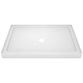 White 48 in. L x 34 in. D Shower Floor & Base E246