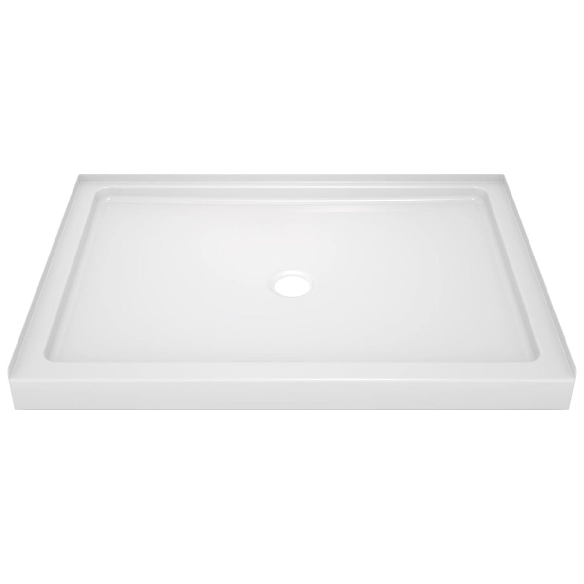 White 48 in. L x 34 in. D Shower Floor & Base E246