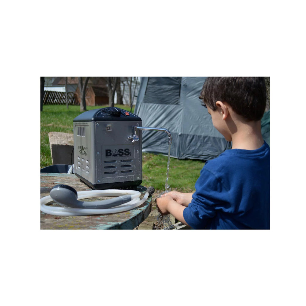 Battery Operated Shower System with 10-Feet Hose J886