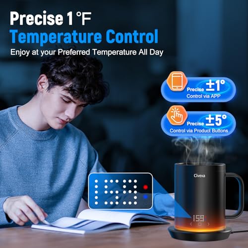 14 Oz Rechargeable Self Heating Coffee Mug J144942