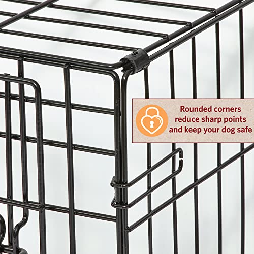 36-Inch Folding Dog Crate with Double Door E921465