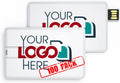 Custom Credit Card USB Flash Drive 512MB 100 Pack U4686