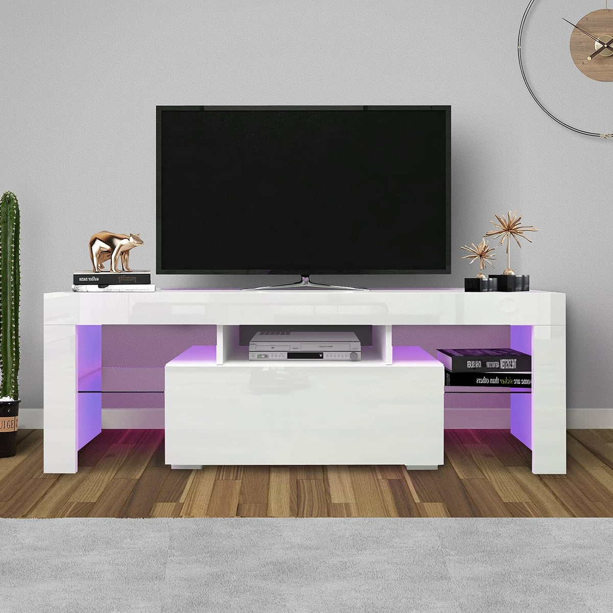 Dark Brown Wood Grain TV Stand B918