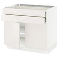 White 2 Door 2 Drawer Base Cabinet O113129