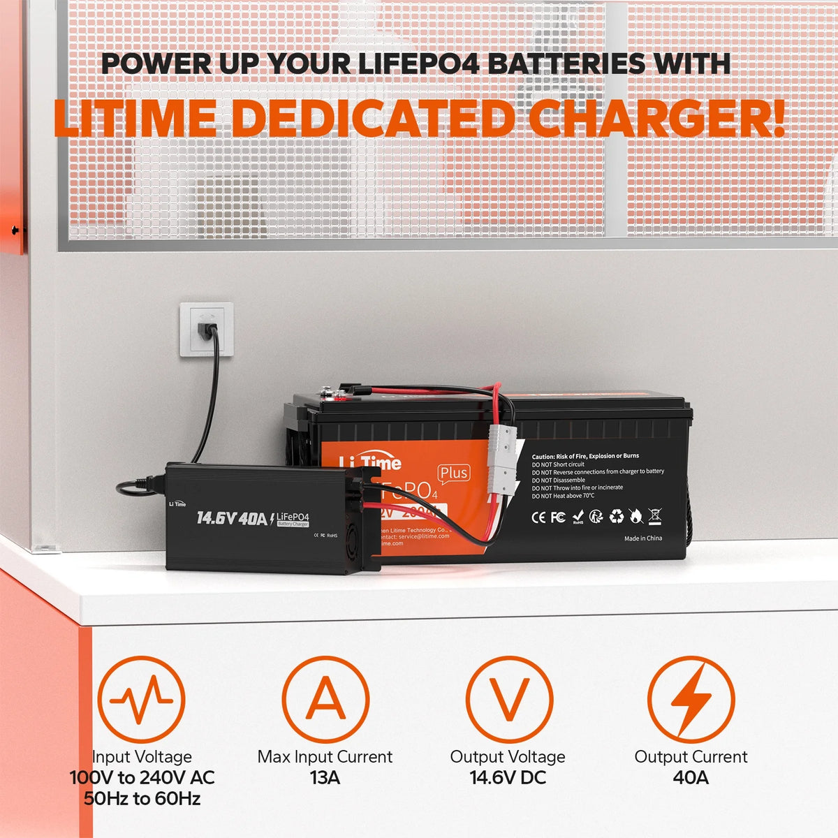 12V 200Ah Lithium LiFePO4 Battery D7652