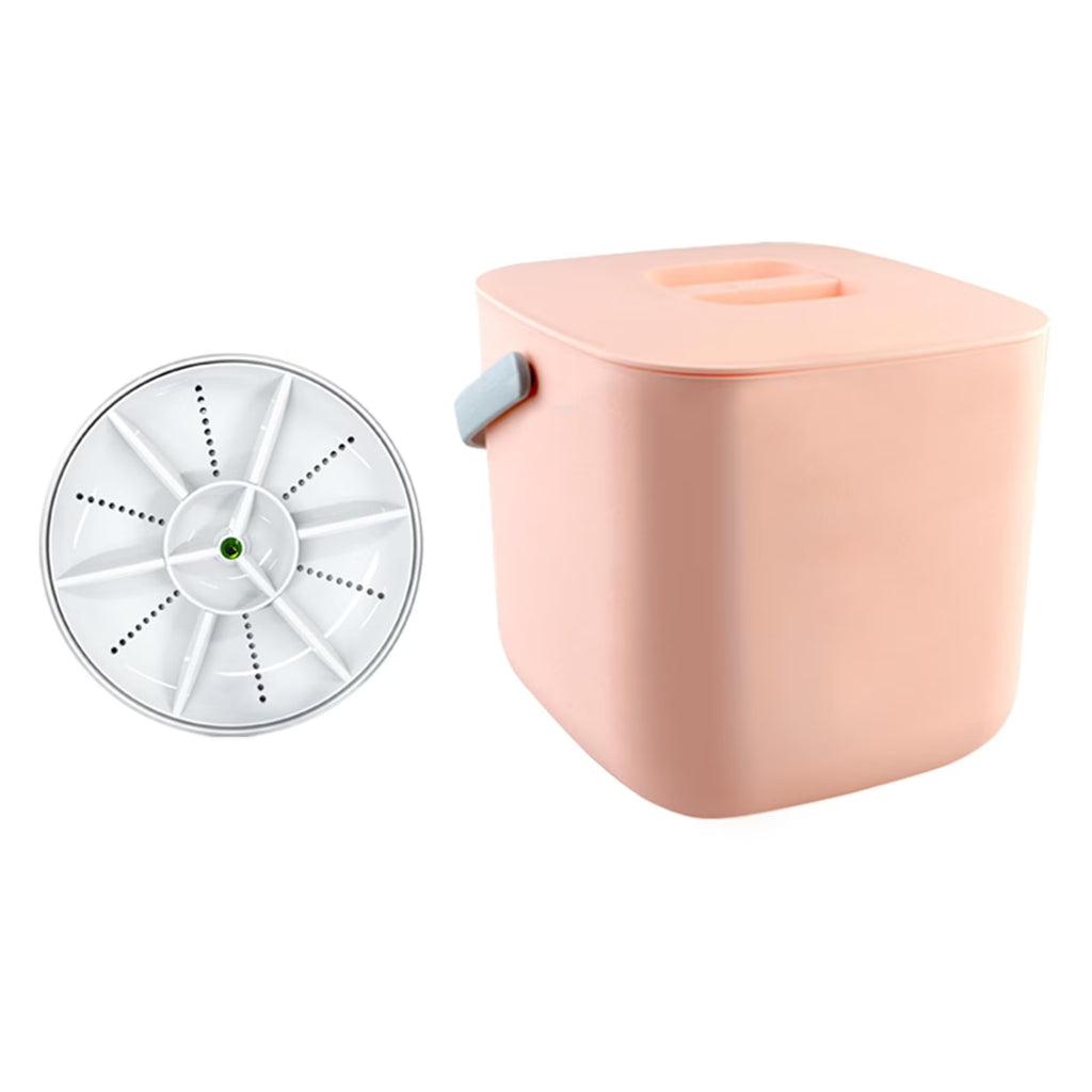 White Mini USB Dishwasher with Bucket X945672