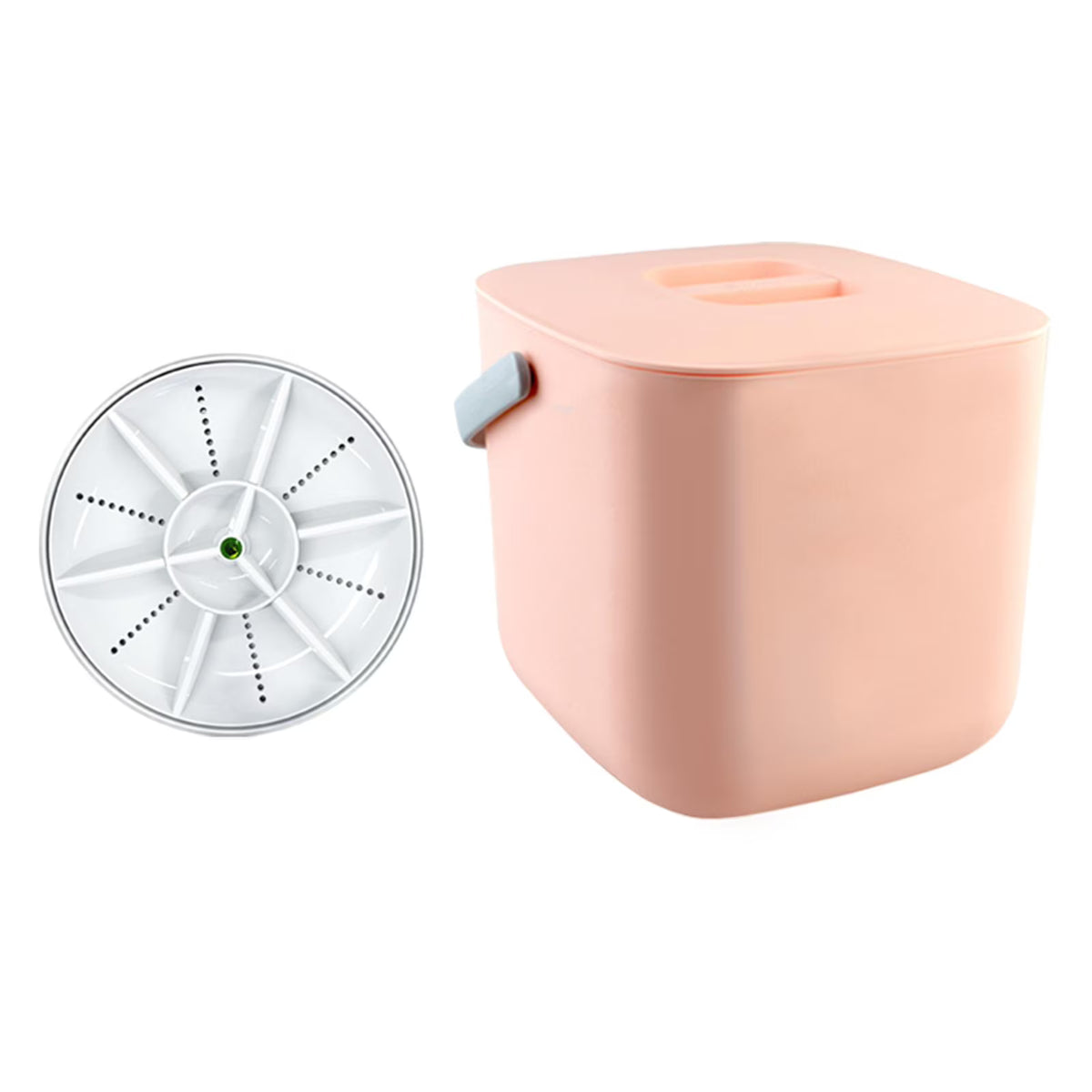 White Mini USB Dishwasher with Bucket X945672