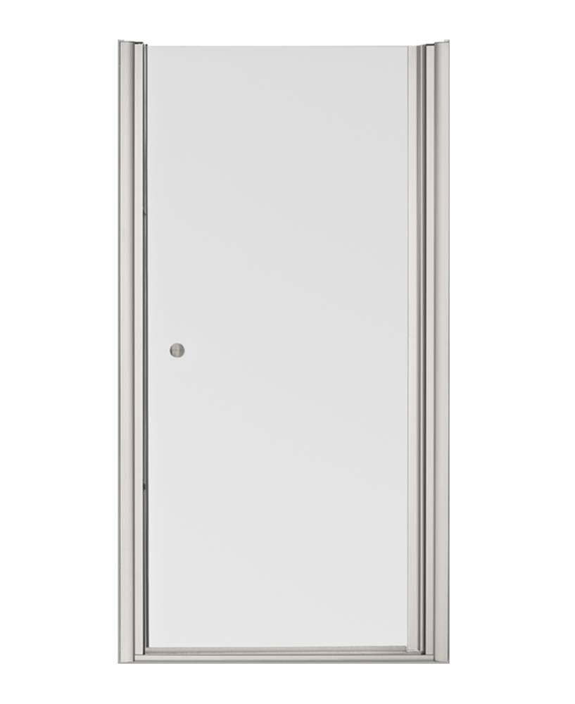 Matte Nickel Frameless Pivot Shower Door C922