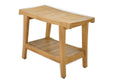 Teak Wood Shower Seat 24" Outdoor Bench N568181