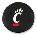 Black Vinyl Fitted Spare Car Tire Cover O686