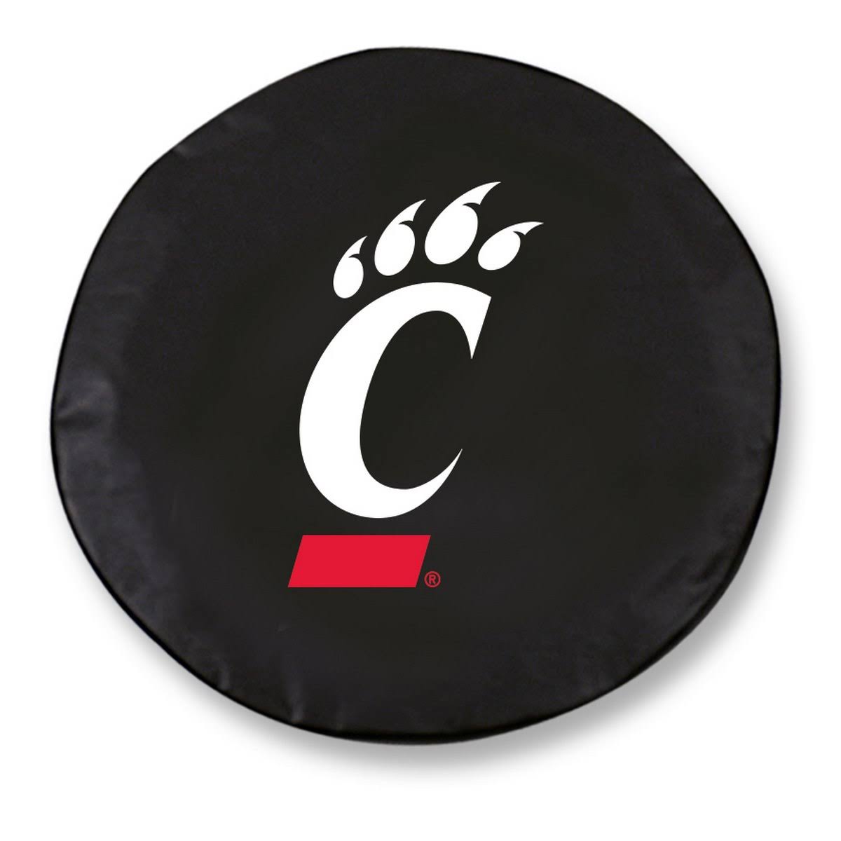 Black Vinyl Fitted Spare Car Tire Cover O686