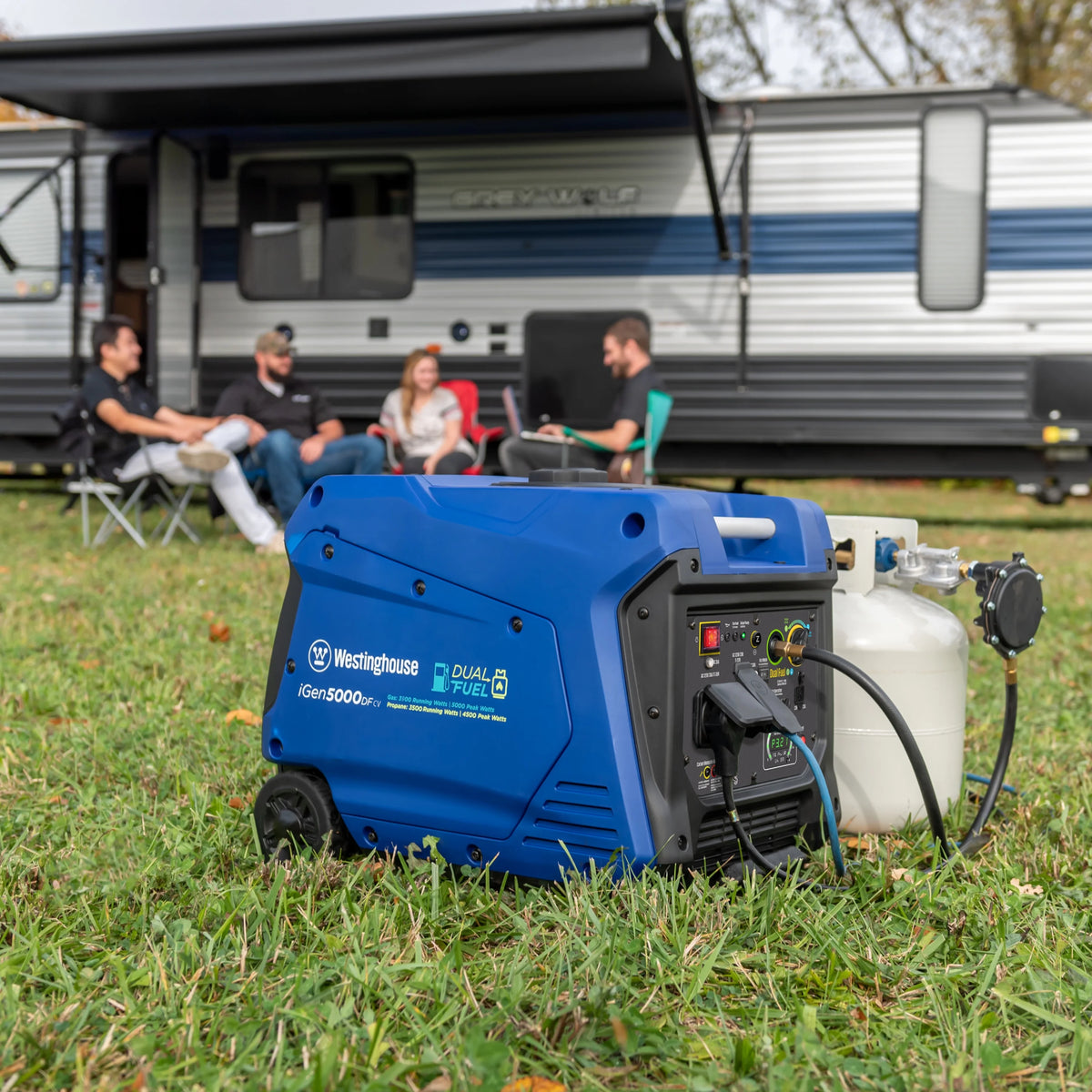 Gas Powered Portable Inverter Generator with Electric Start H7928