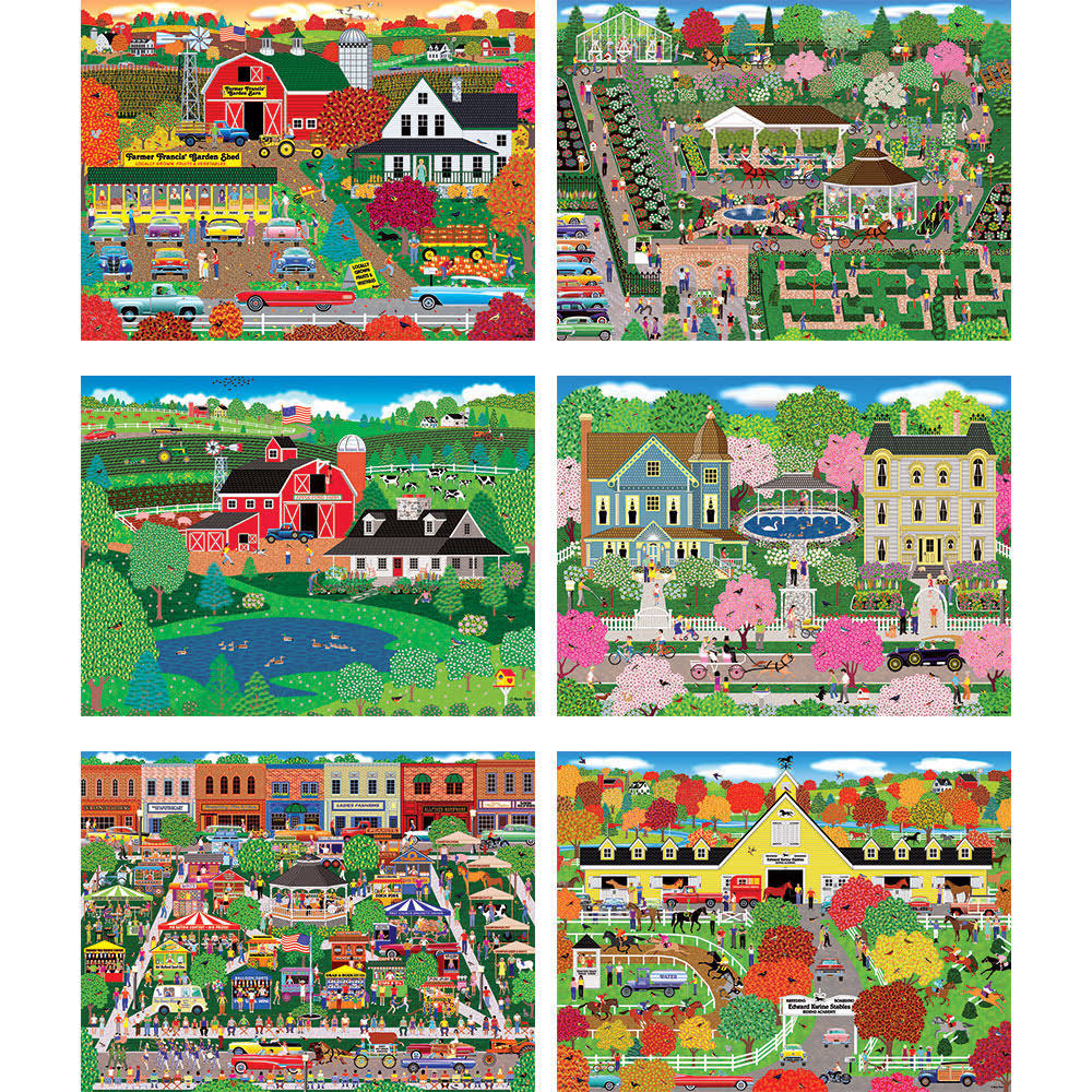 Set of 6 Jigsaw Puzzles S29944