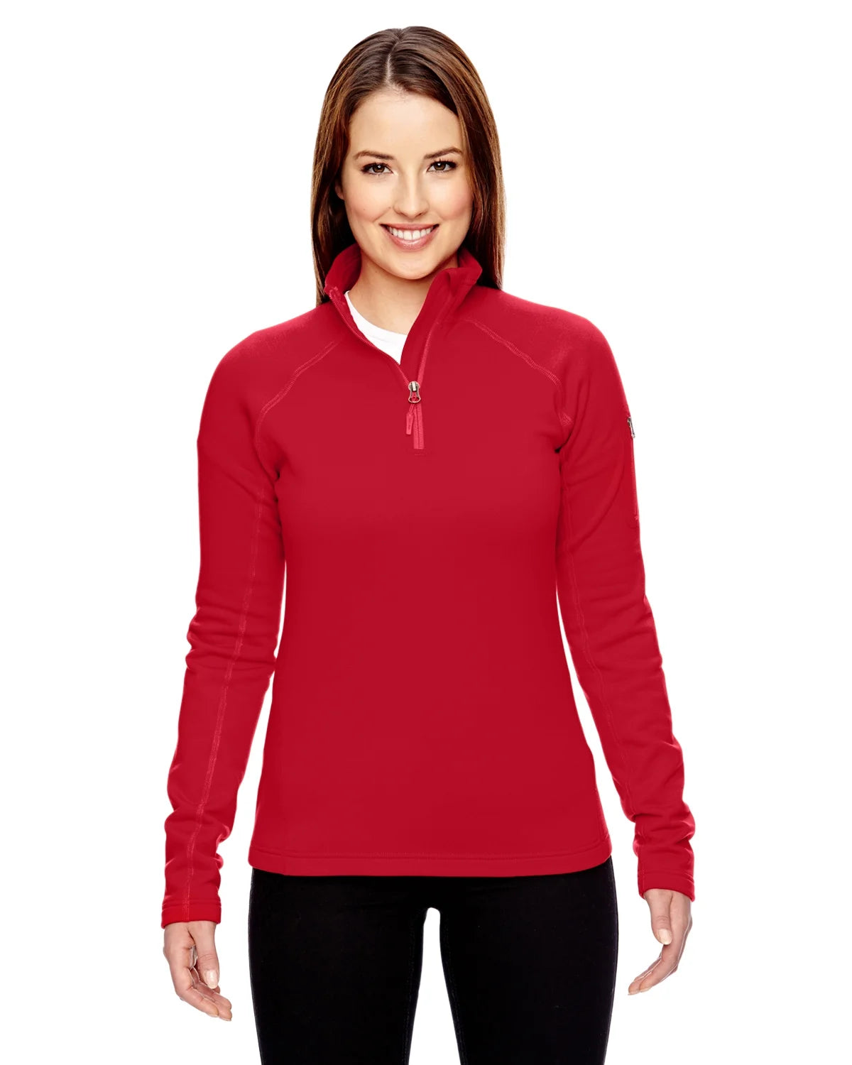 Team Red Stretch Fleece Half-Zip A108432