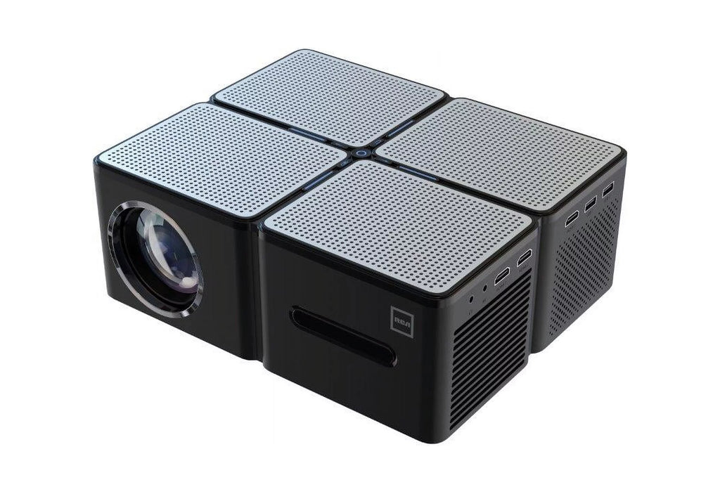 1080P Home Theater Projector, 450 ANSI Lumens, Black P428