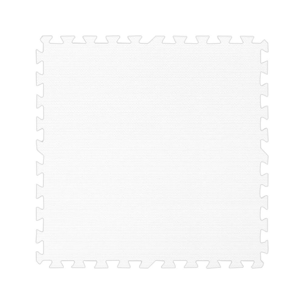 White 10 x 14 Eva Foam Interlocking Floor Set A94351
