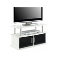 White 2 Door TV Stand with Cabinets E965287