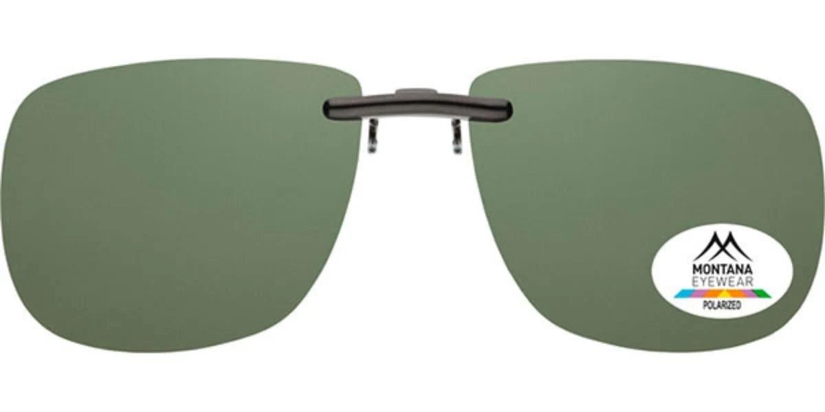 Polarized G15 Green Clip-On Sunglasses 54mm Q6773