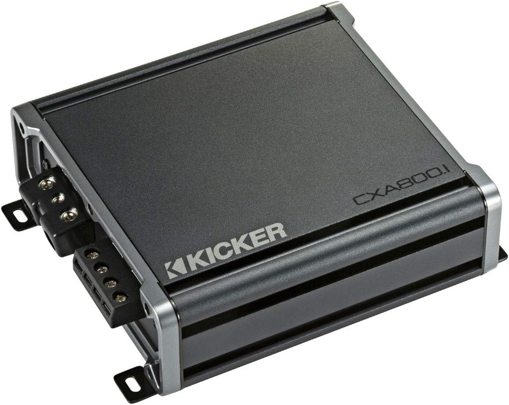 Single 12 Sub Box & CXA800.1 Car Stereo Bundle I1848