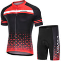 Men Cycling Jersey Set with Padded Shorts Q895031