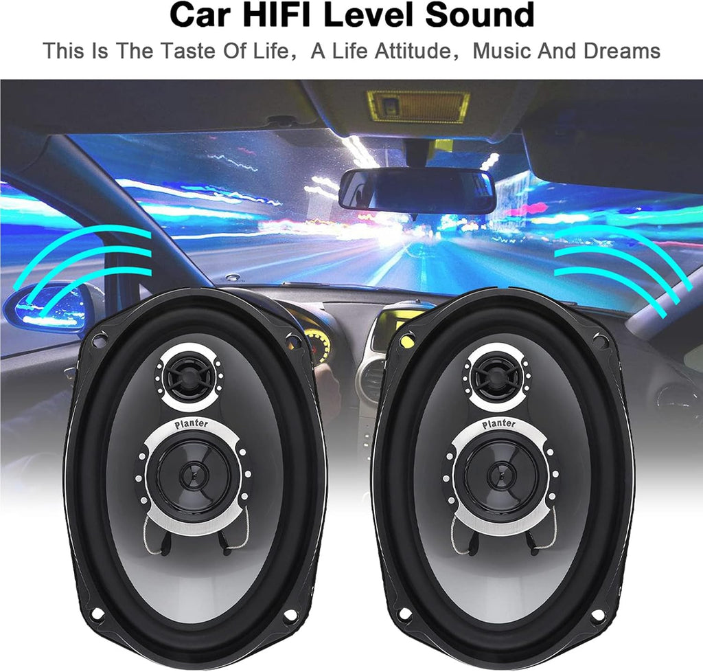 6''x 9'' 3-Way Coaxial Speakers (2 Pack) W45447