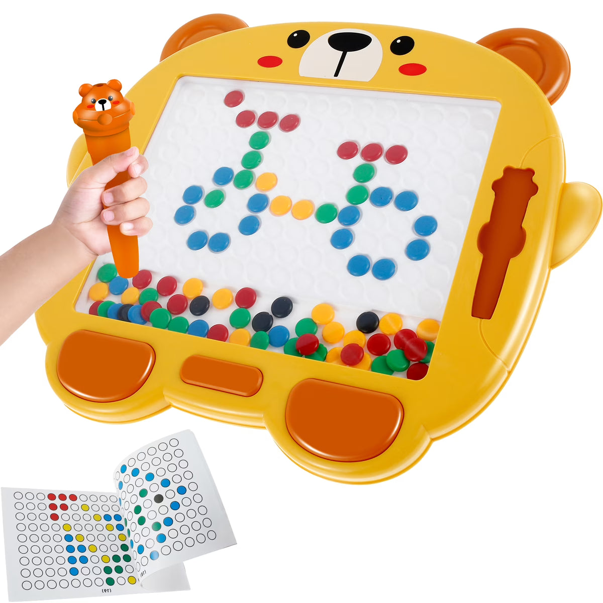 Magnetic Drawing Board with Magnetic Pen and Cards R342