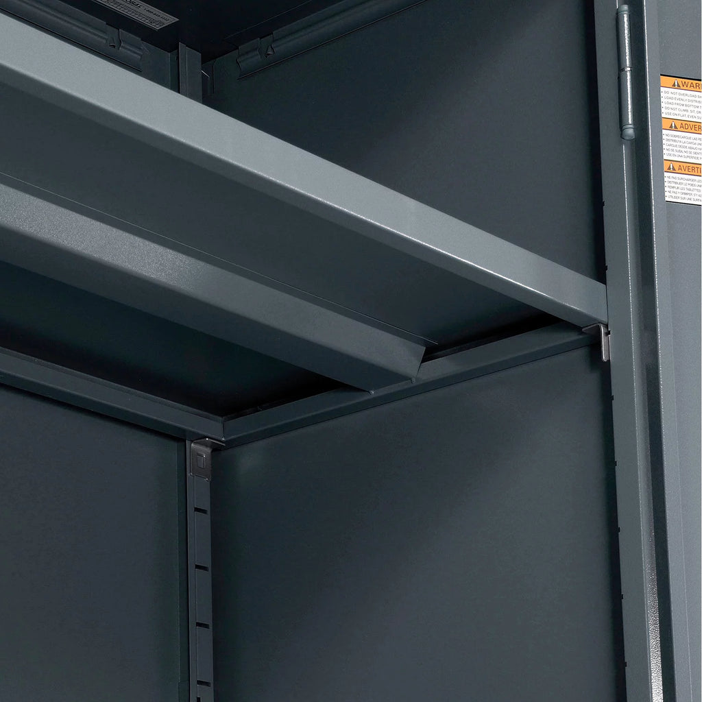 Clear View Storage Cabinet 48x24x78 Gray J83416