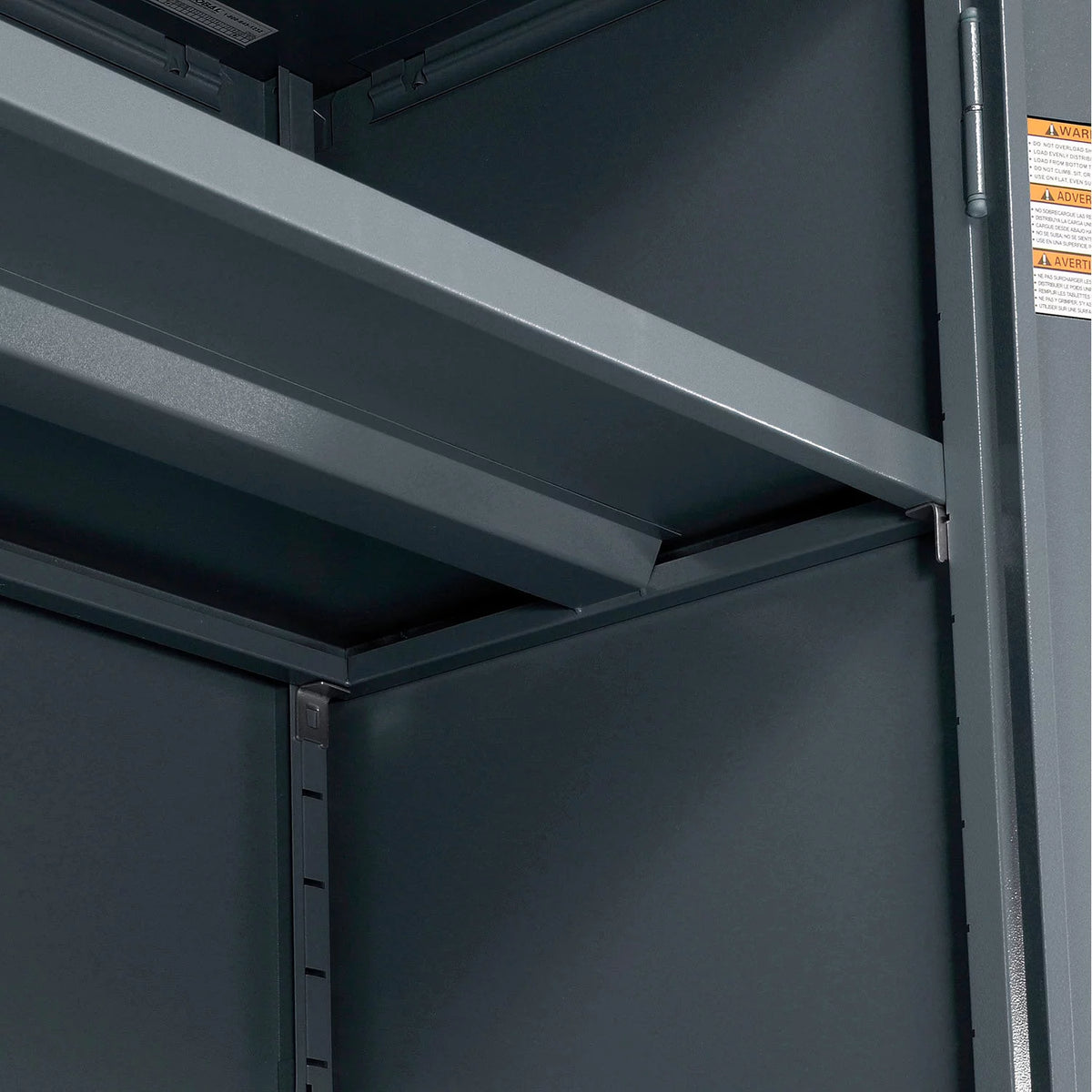 Clear View Storage Cabinet 48x24x78 Gray J83416
