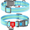 Glow in the Dark Nylon Dog Collar Blue O914586