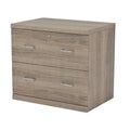 2-Drawer Washed Oak Lateral File Cabinet I3178
