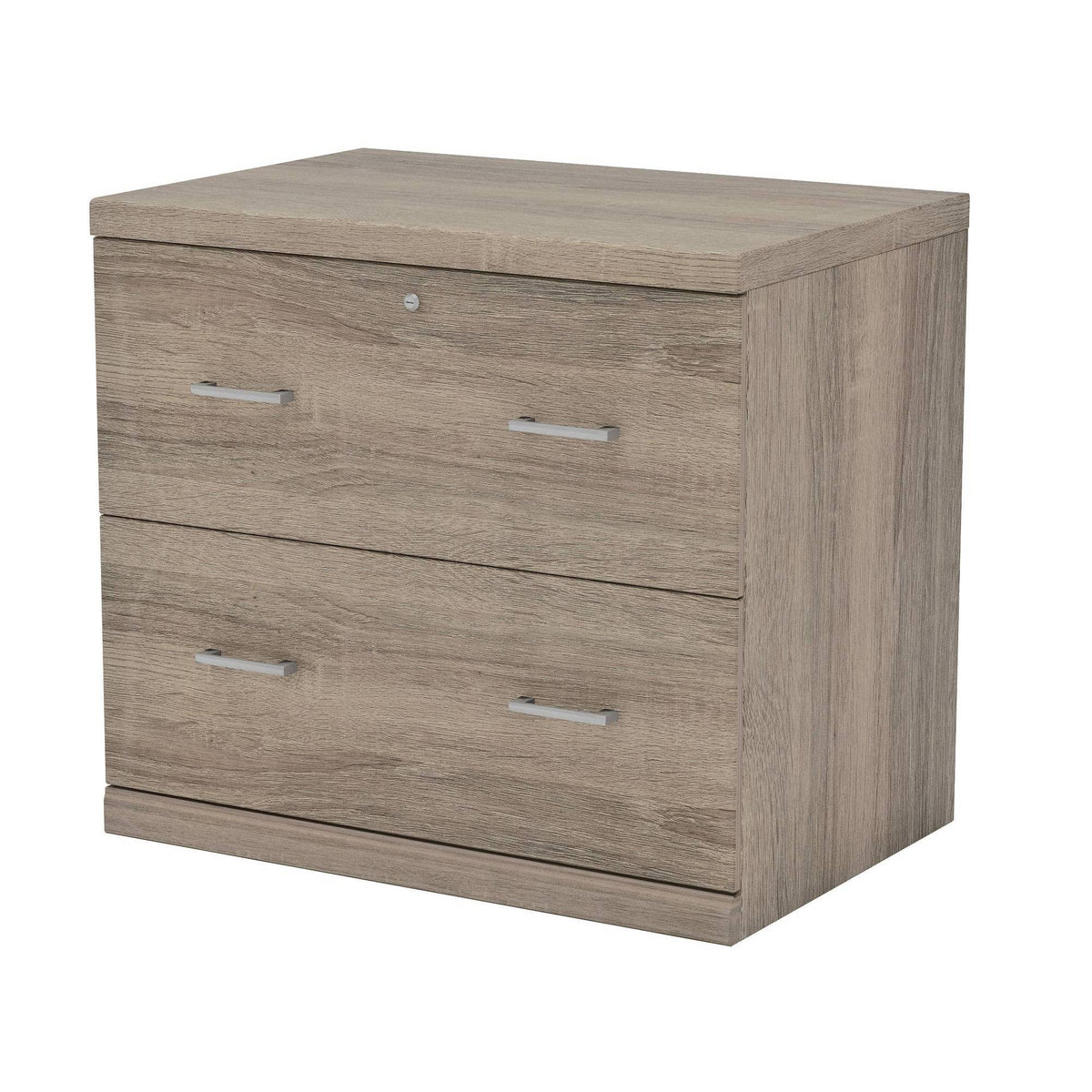 2-Drawer Washed Oak Lateral File Cabinet I3178