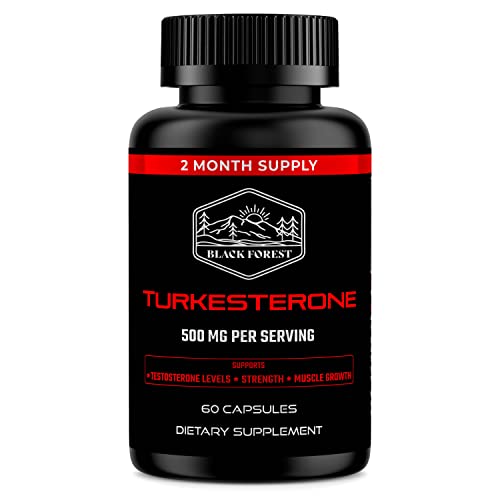 Black 1000mg Turkesterone Supplement X554