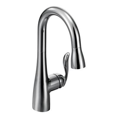 Chrome Pull Down Single Handle Kitchen Faucet Z924