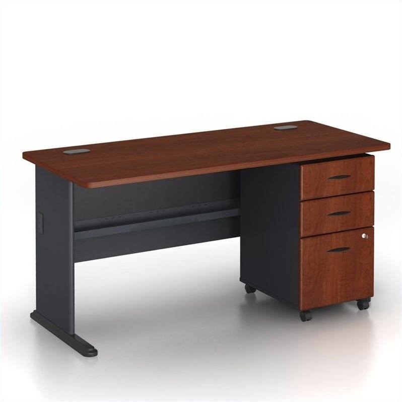 60x22 Credenza Desk with File Cabinet F419999