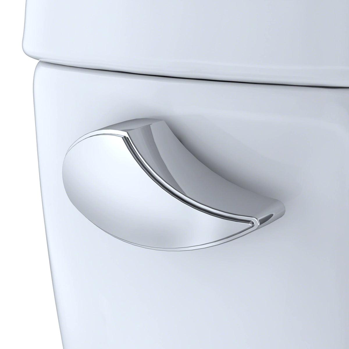 Cotton White Elongated Two-Piece Toilet with Right-Hand Trip Lever A48178