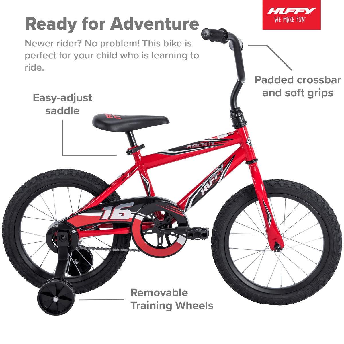 16 in. Kids Bike Red Y15569